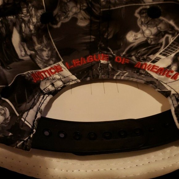 JUSTICE LEAGUE Boys/Youth Flat Bill Baseball Cap S - Picture 4 of 12